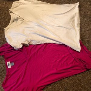 2 nice short sleeve shirts.